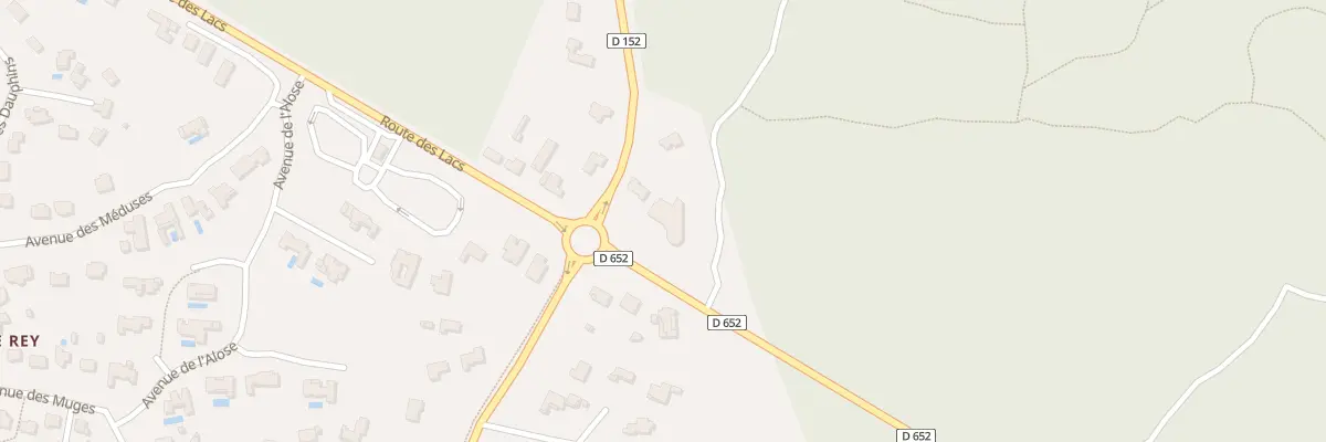 Plan du 875 Rte des Lacs à Soorts-Hossegor