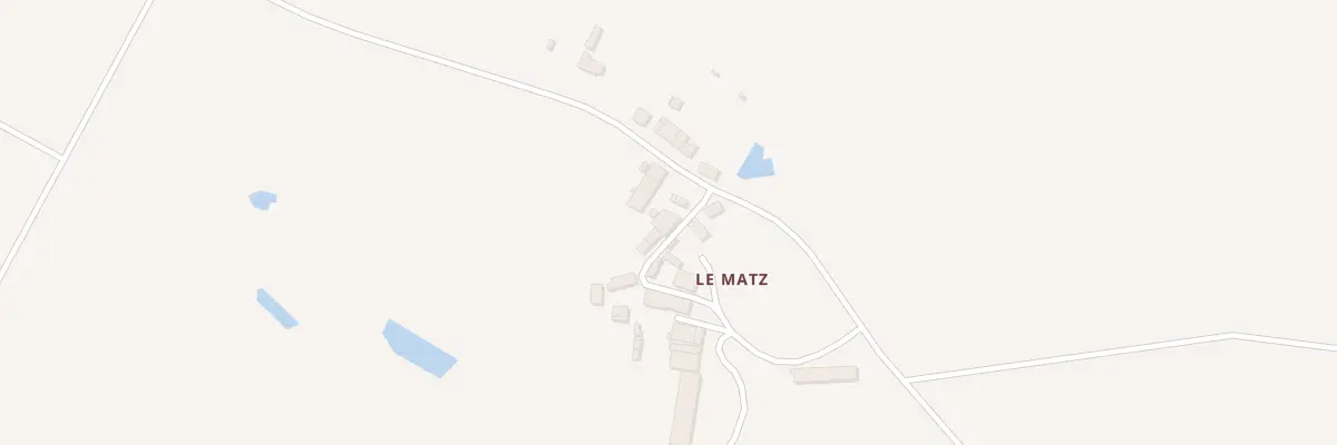 Plan du 5331 Le Matz à Coësmes