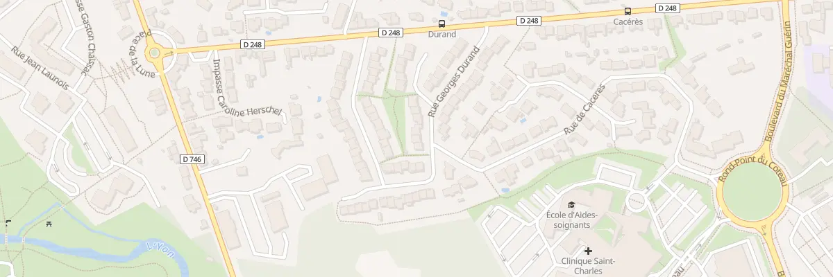Plan du 51 Rue georges durand à La Roche-sur-Yon