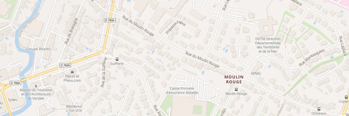 Plan du 42 Rue du moulin rouge à La Roche-sur-Yon