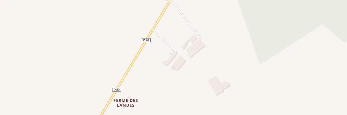 Plan du 1 Les Landes - Gourbesville à Étienville