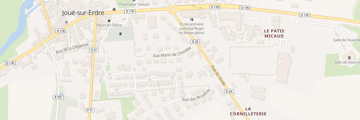 Plan du 51 Rue Marin de Charette à Joué-sur-Erdre