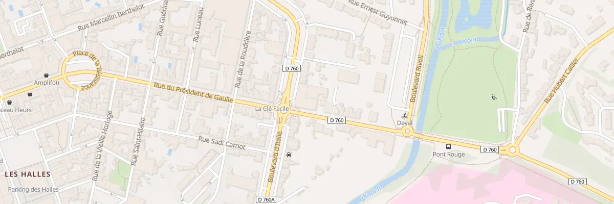Plan du 23 Bd d’Italie à La Roche-sur-Yon