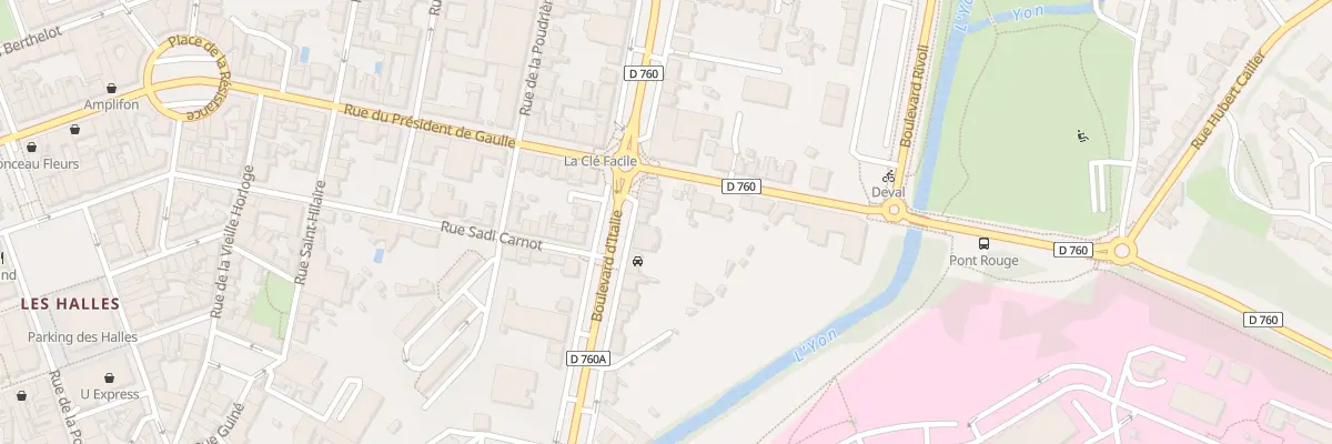Plan du 39 Bd d’Italie à La Roche-sur-Yon