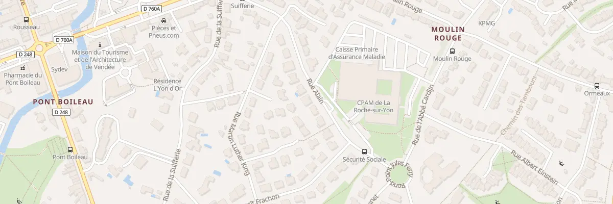 Plan du 50 Rue alain à La Roche-sur-Yon