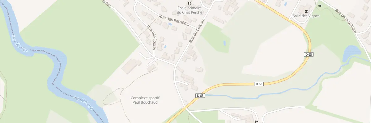 Plan du 7 Rue du coteau à Saint-Fiacre-sur-Maine