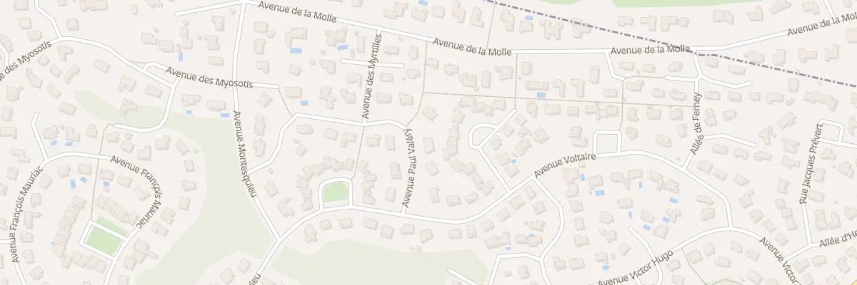 Plan du 20 Av Paul Valéry à Capbreton