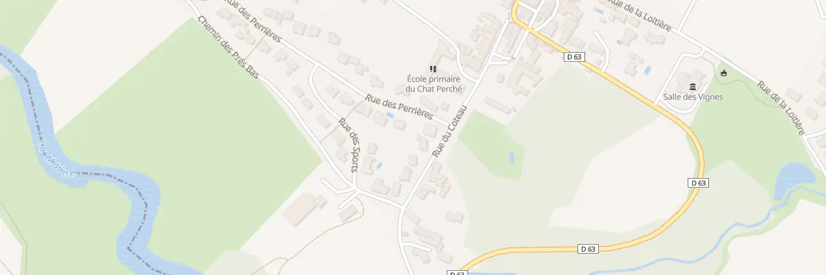 Plan du 22 Rue du coteau à Saint-Fiacre-sur-Maine