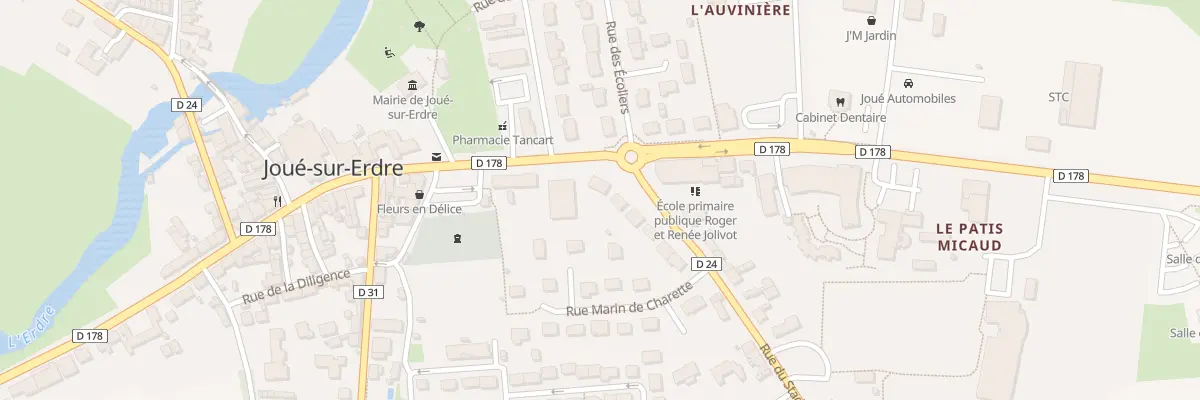 Plan du 6 Rue du Stade à Joué-sur-Erdre