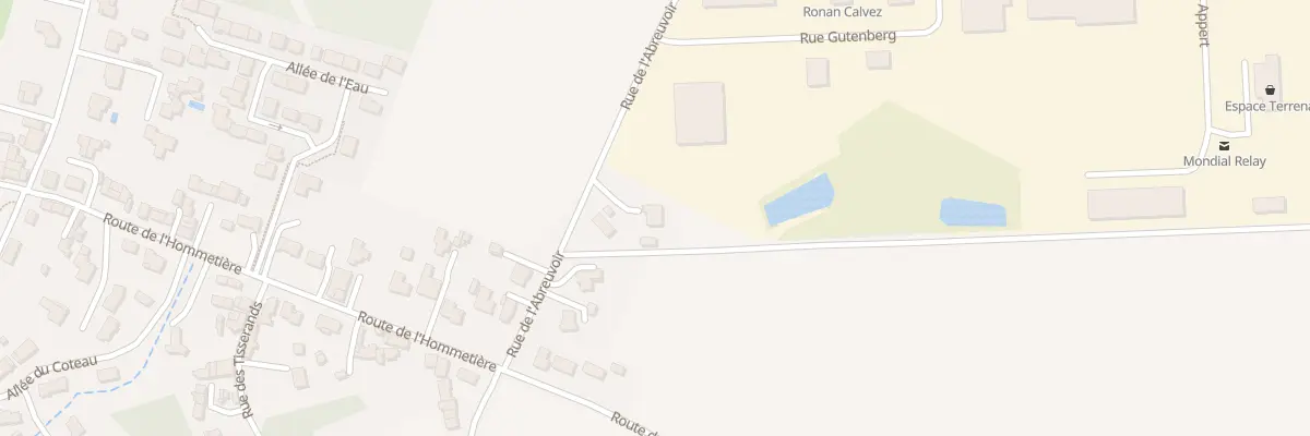 Plan du 7 Rue de l’Abreuvoir à Vieillevigne