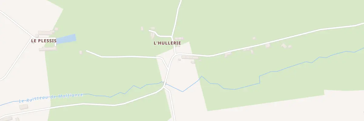 Plan du 4 Rte de l’Hullerie à Saussey