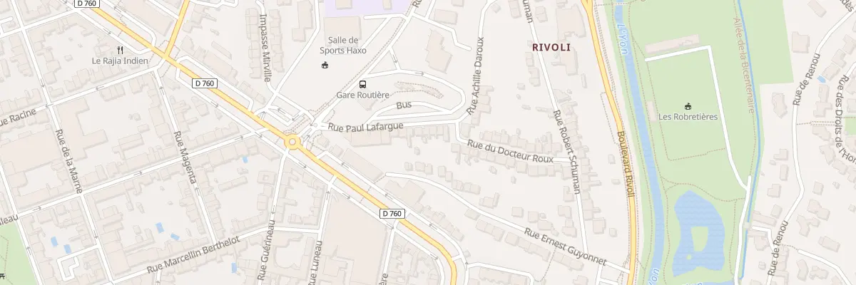 Plan du 26 Rue paul lafargue à La Roche-sur-Yon