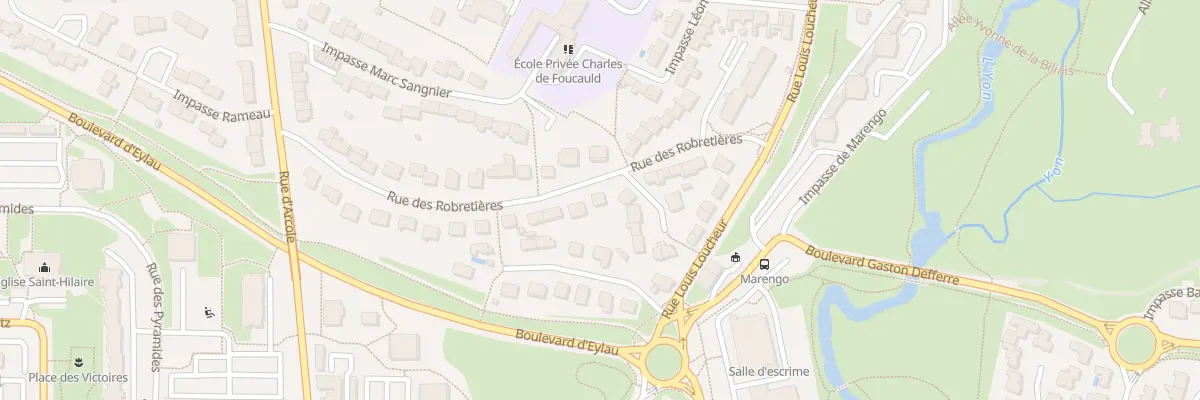 Plan du 56 Rue des robretières à La Roche-sur-Yon