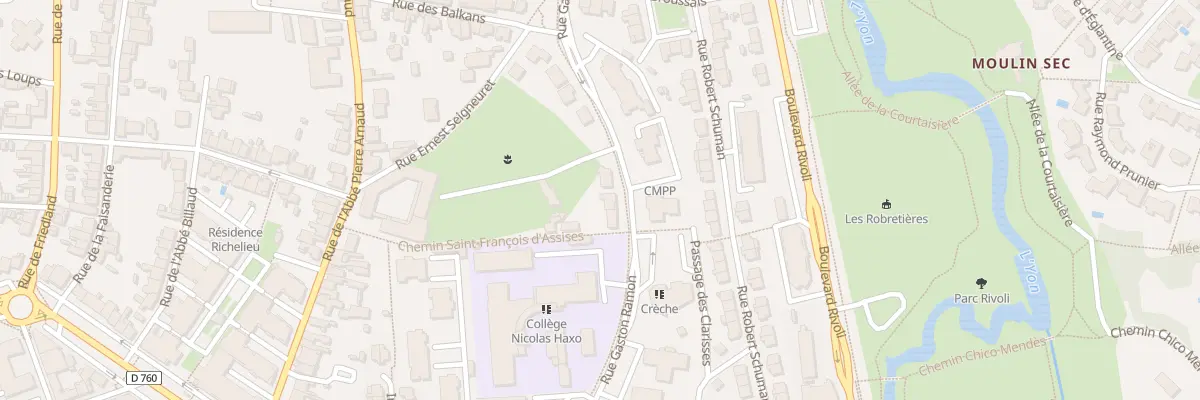 Plan du 63 Rue gaston ramon à La Roche-sur-Yon