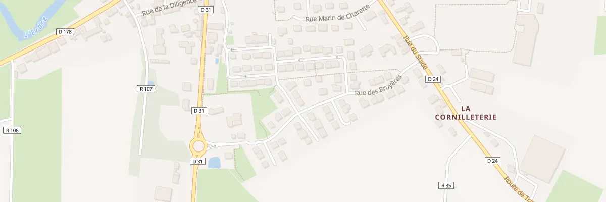 Plan du 2 Rue des Primevères à Joué-sur-Erdre