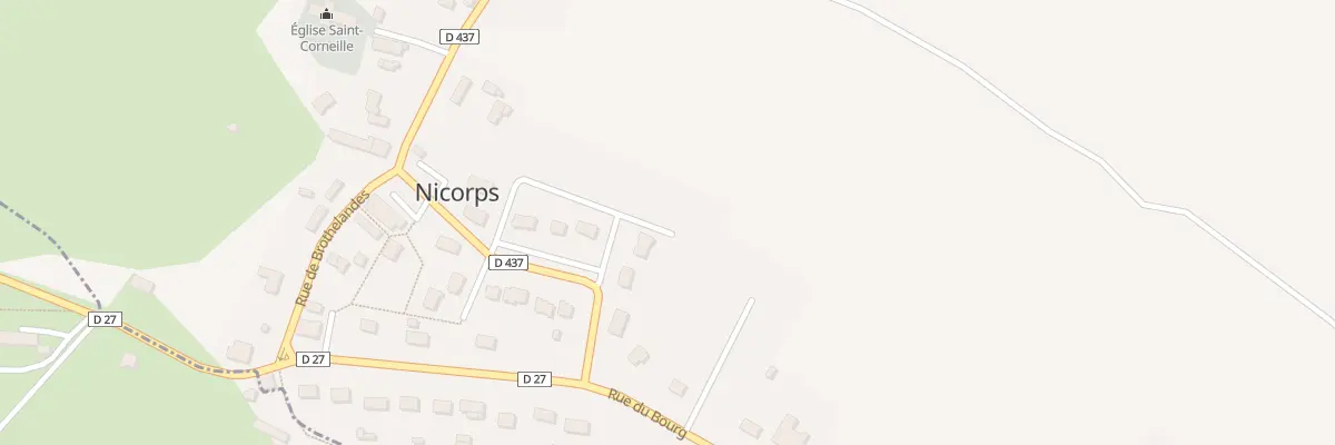 Plan du 11 Rue du Bourg à Nicorps