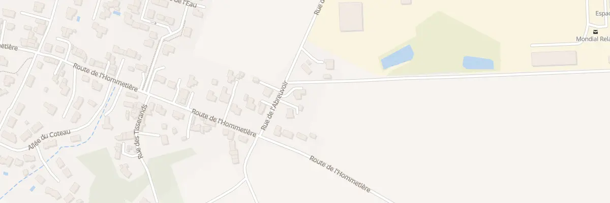 Plan du 3 Rue de l’Abreuvoir à Vieillevigne