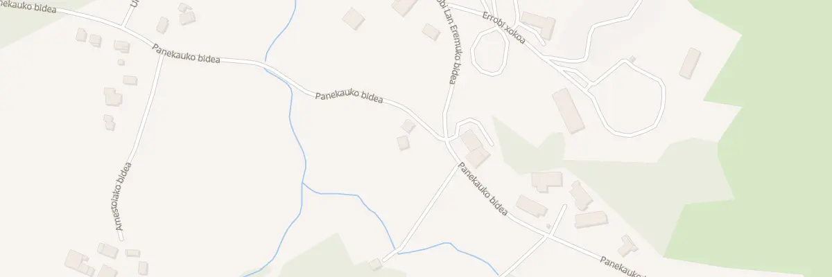 Plan du 1645 Panekauko bidea à Itxassou