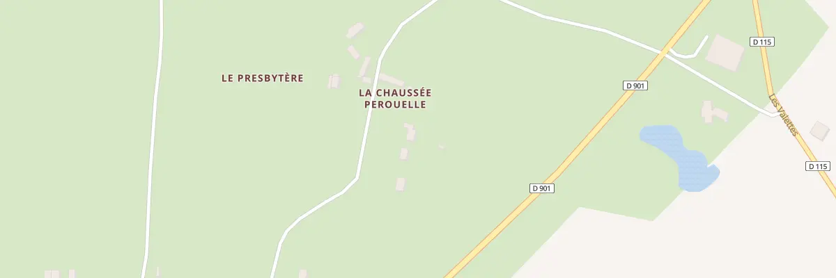 Plan du 6 La Chaussee Perrouelle à Théville