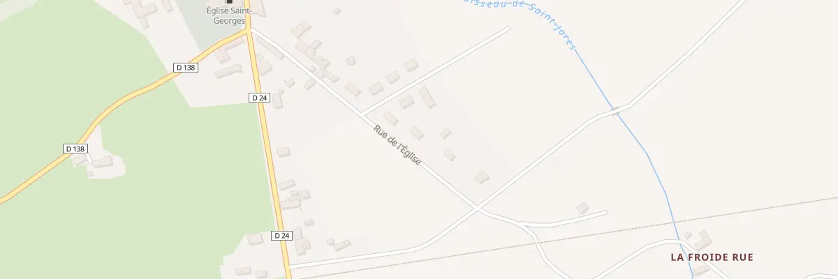 Plan du 17 Rte du Stade - St Jores à Montsenelle