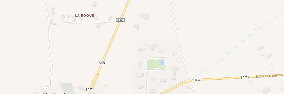 Plan du 18 Rue de la Croute Saulnier à Monthuchon