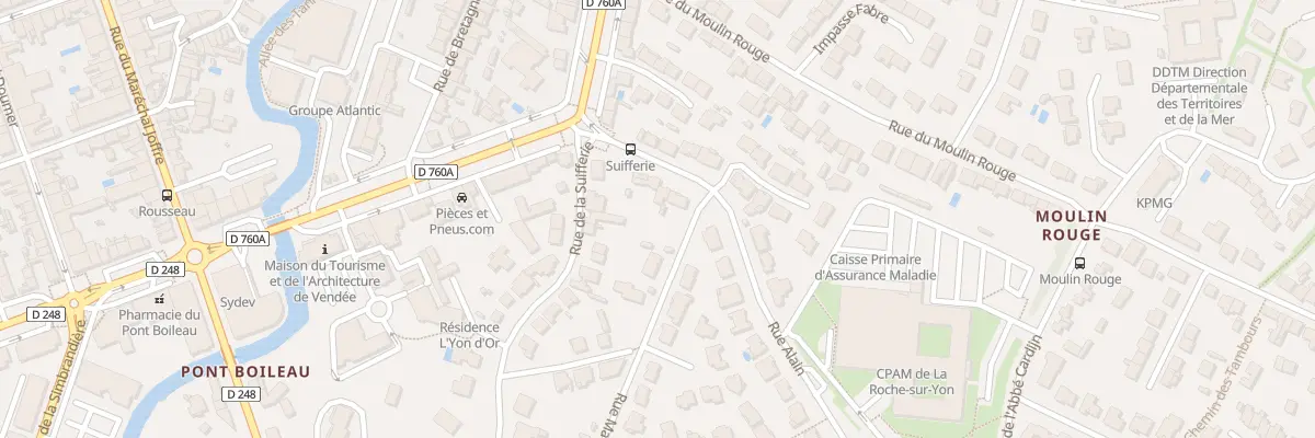 Plan du 18 Rue alain à La Roche-sur-Yon