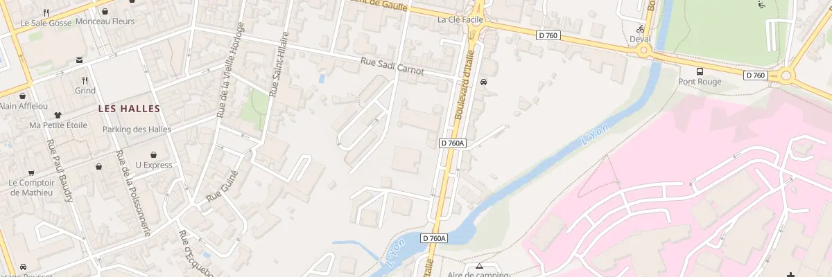 Plan du 64 Bd d’Italie à La Roche-sur-Yon