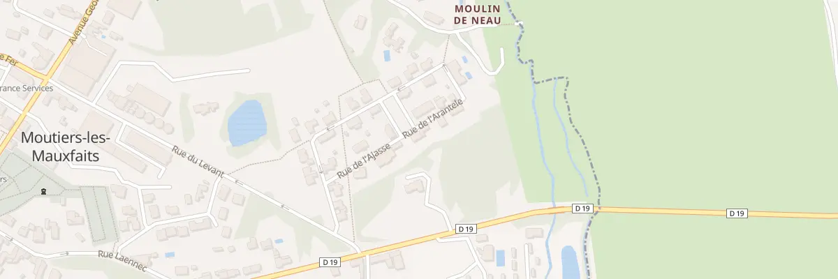 Plan du 2 Rue de l’Arantèle à Moutiers-les-Mauxfaits