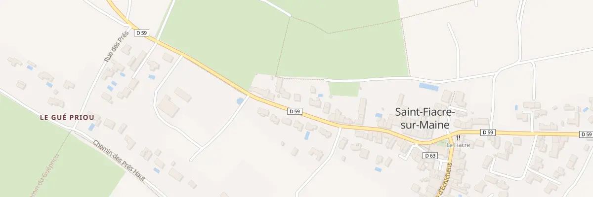 Plan du 34 Rue Sophie Trébuchet à Saint-Fiacre-sur-Maine