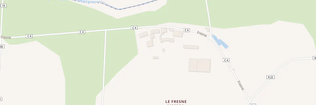 Plan du 2 Le Fresne Moison à Thourie