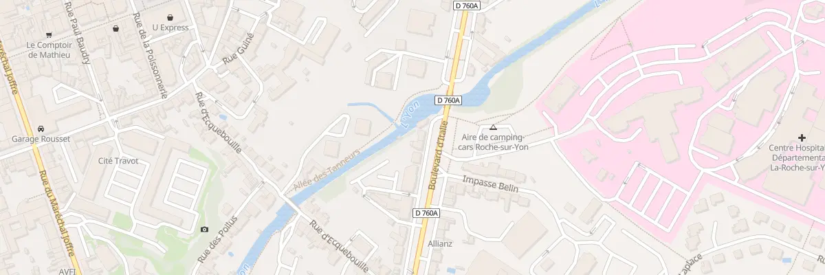Plan du 94 Bd d’Italie à La Roche-sur-Yon