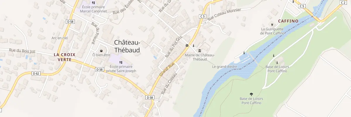 Plan du 10 Rue Grand’Rue à Château-Thébaud