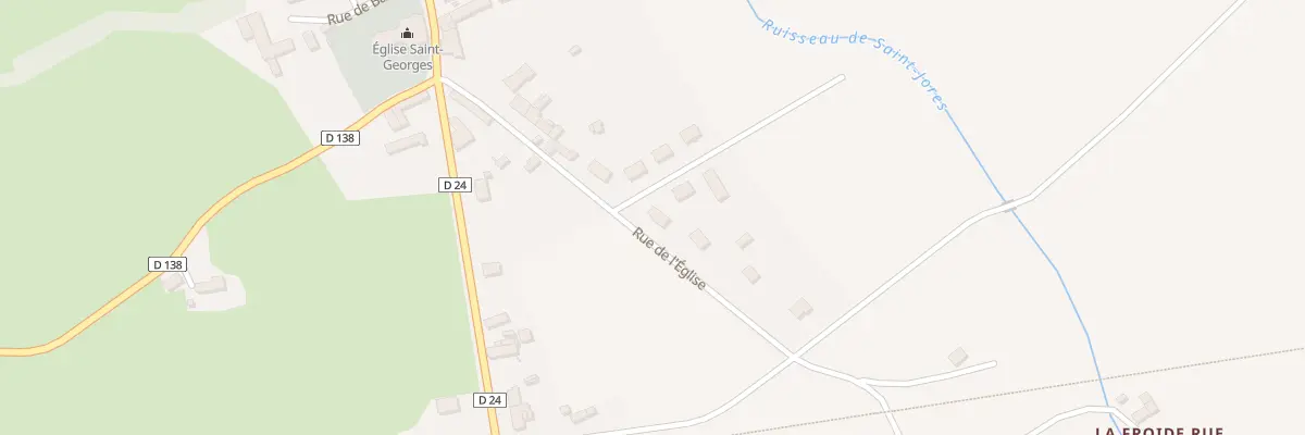 Plan du 15 Rte du Stade - St Jores à Montsenelle