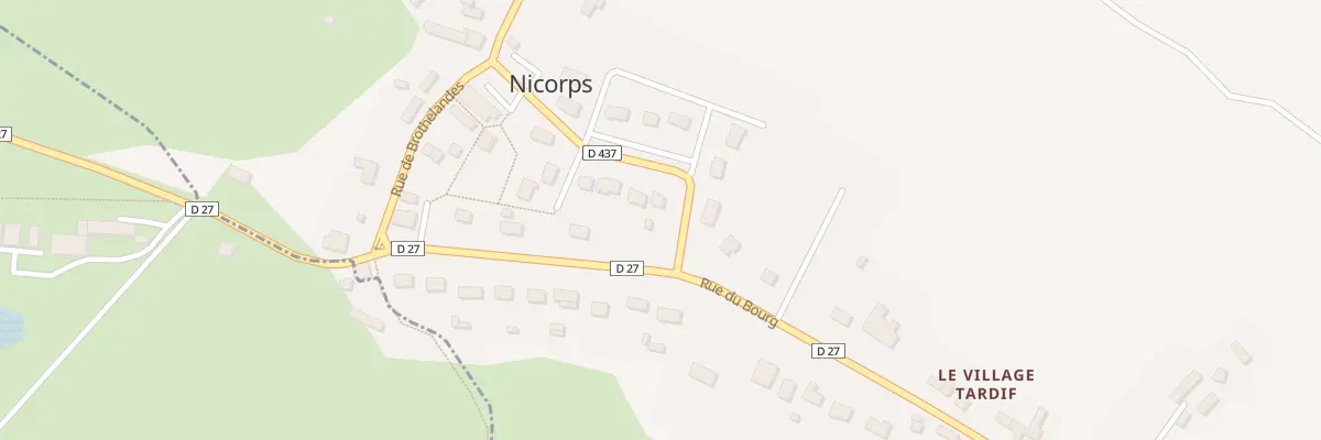 Plan du 14 Lot de la Forge à Nicorps