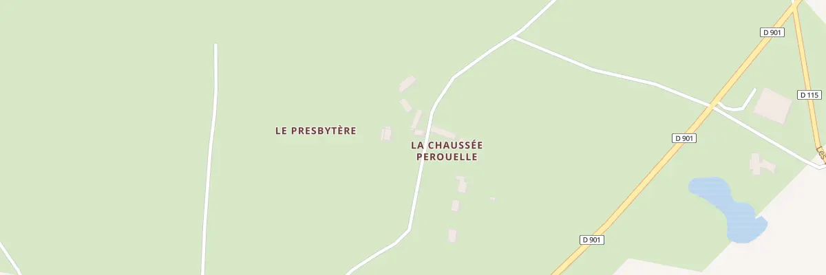 Plan du 1 La Chaussee Perrouelle à Théville