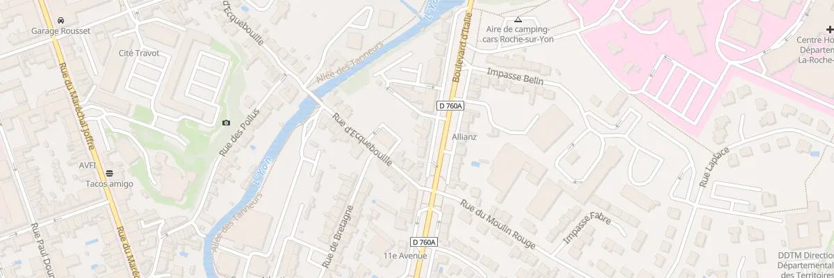 Plan du 122 Bd d’Italie à La Roche-sur-Yon