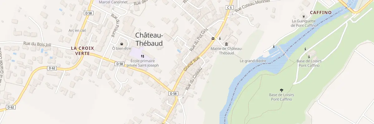 Plan du 20 Rue Grand’Rue à Château-Thébaud