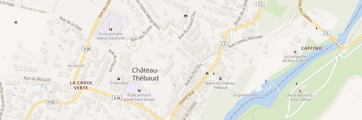 Plan du 5 Rue de l’abbé ménardeau à Château-Thébaud