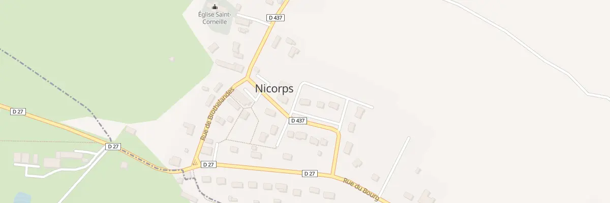 Plan du 5 Lot de la Forge à Nicorps