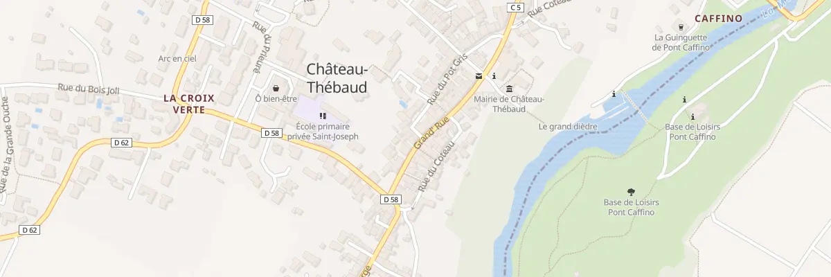 Plan du 22 Rue Grand’Rue à Château-Thébaud