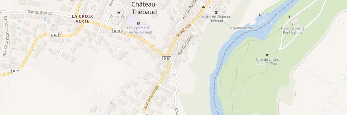 Plan du 1 Pl des Grand Maisons à Château-Thébaud