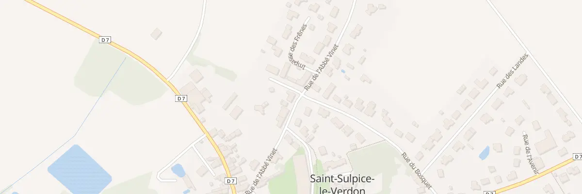 Plan du 11 Rue de l abbe vinet à Montréverd