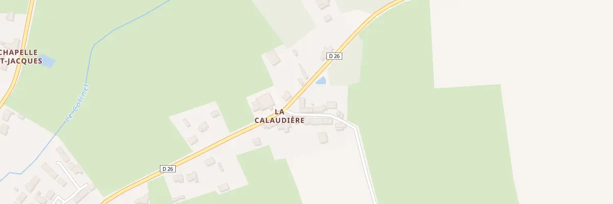 Plan du 26 La Callaudiere aux Touches