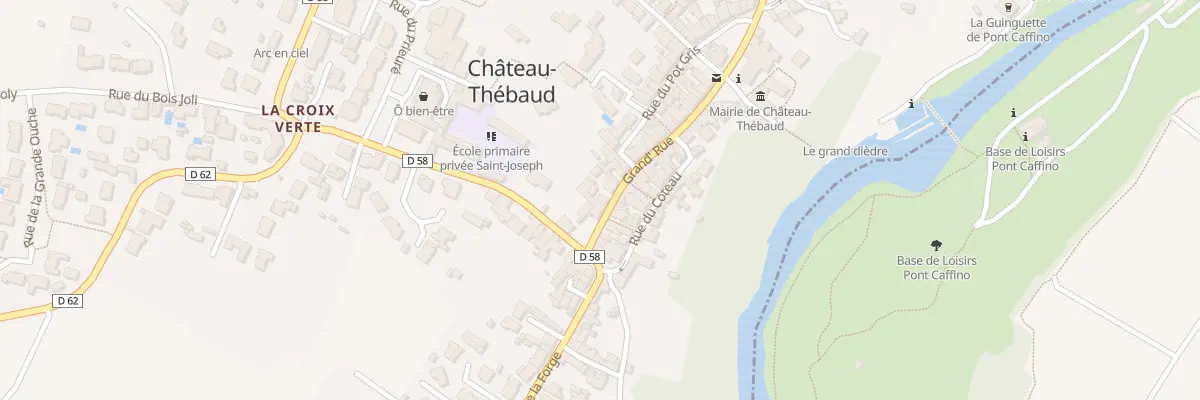 Plan du 28 Rue Grand’Rue à Château-Thébaud
