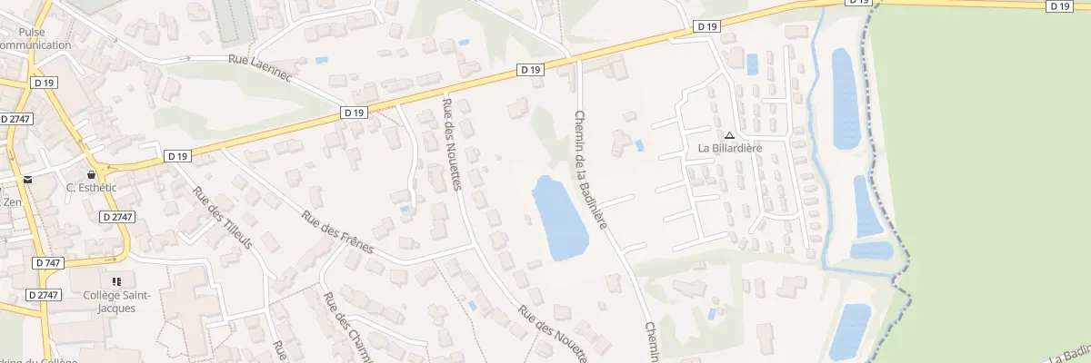 Plan du 36 Rue du Mal de Lattre de Tassig à Moutiers-les-Mauxfaits