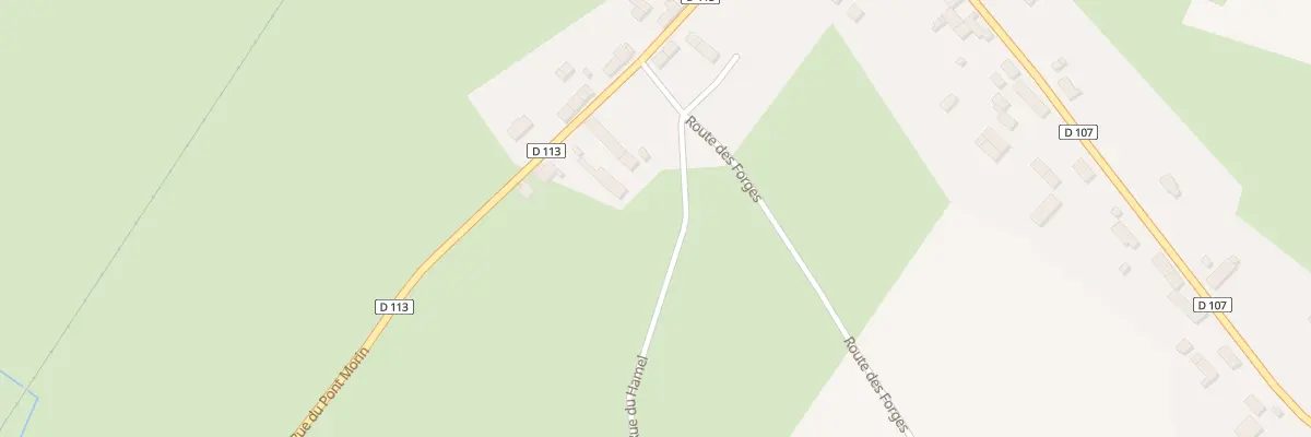 Plan du 5173 Le Hamel à Servon