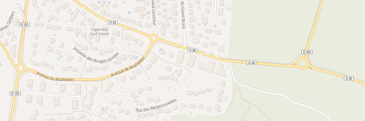 Plan du 52 Av de Verdun à Capbreton