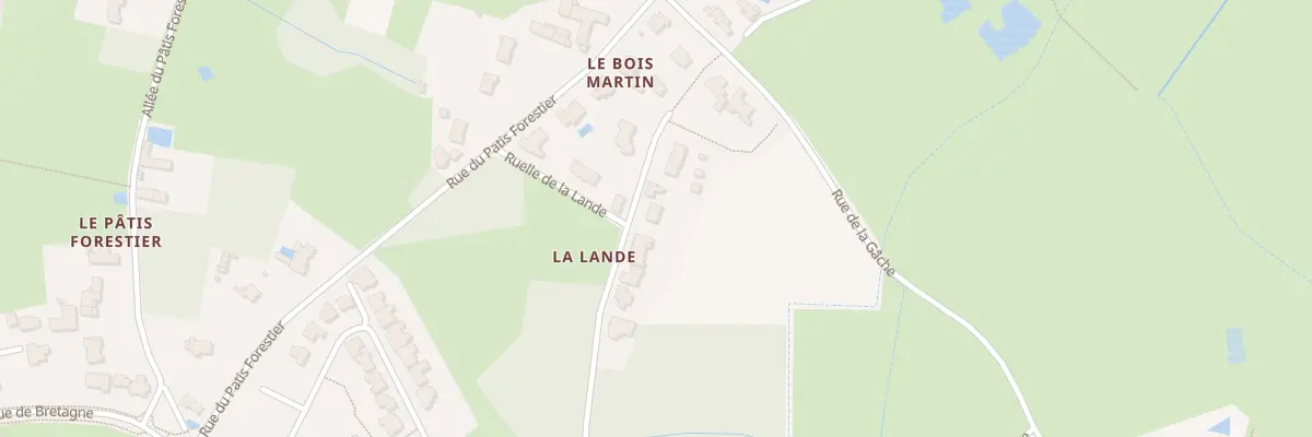 Plan du 12 All de la Lande à Haute-Goulaine