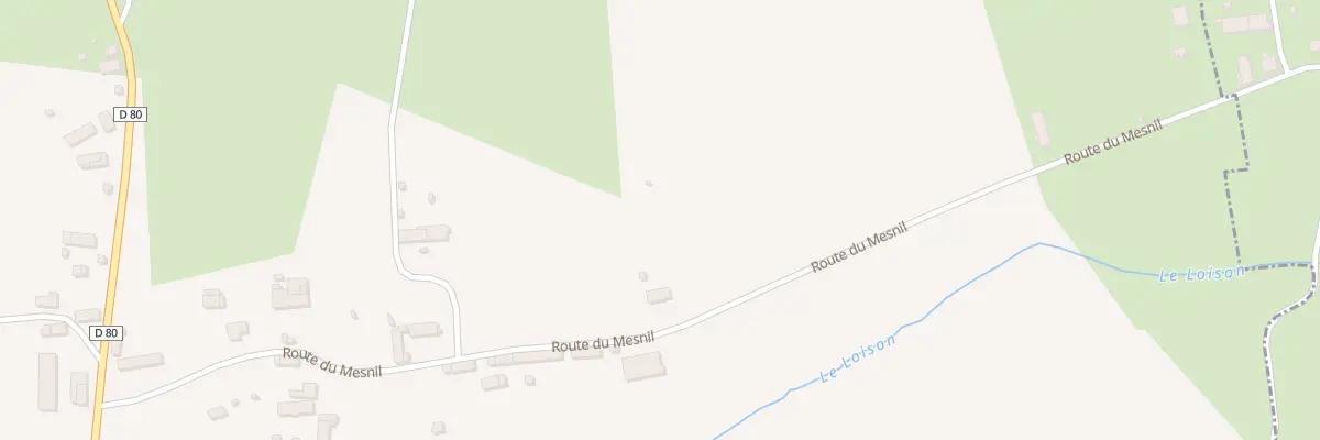 Plan du 11 Rte du Mesnil - Vessey à Pontorson