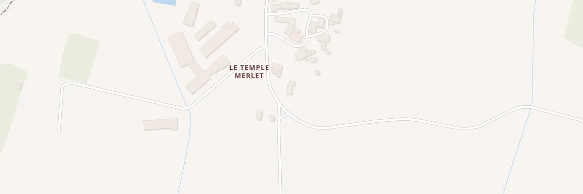 Plan du 2 Le Temple Merlet à Saint-Denis-la-Chevasse